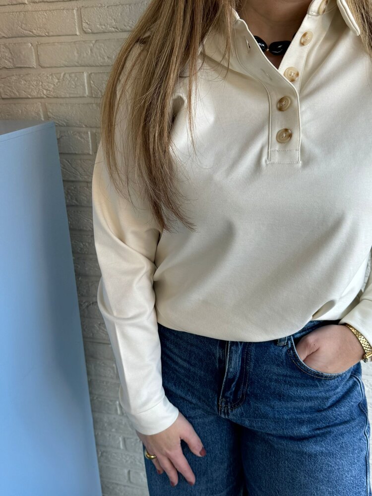 ICHI IHMOJA POLO SW BIRCH