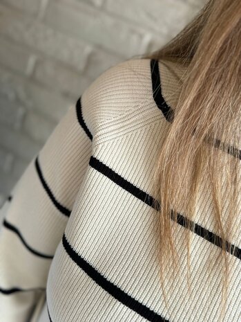 ICHI IHBOSTON MS BIRCH W BLACK STRIPE