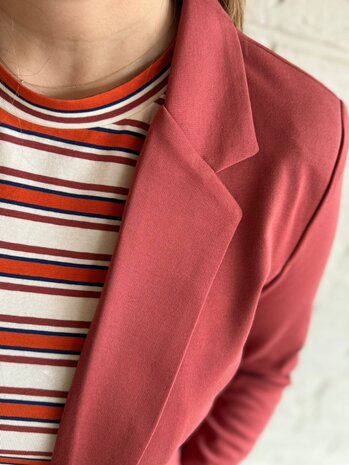 ICHI IHMIRA SS3 RED MULTI STRIPE