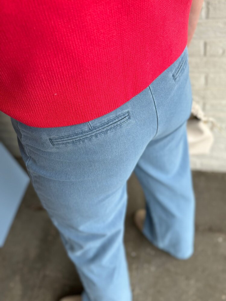 ICHI IHKATE DENIM PA LIGHT BLUE