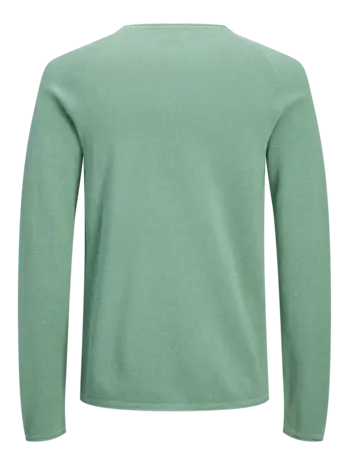 Jack en Jones JJEHILL KNIT CREW NECK NOOS GRANITE GREEN