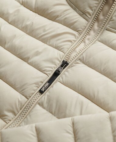Superdry FUJI LITE PADDED JACKET LIGHT STONE BEIGE