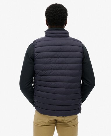 Superdry FUJI LITE PADDED GILET ECLIPSE NAVY