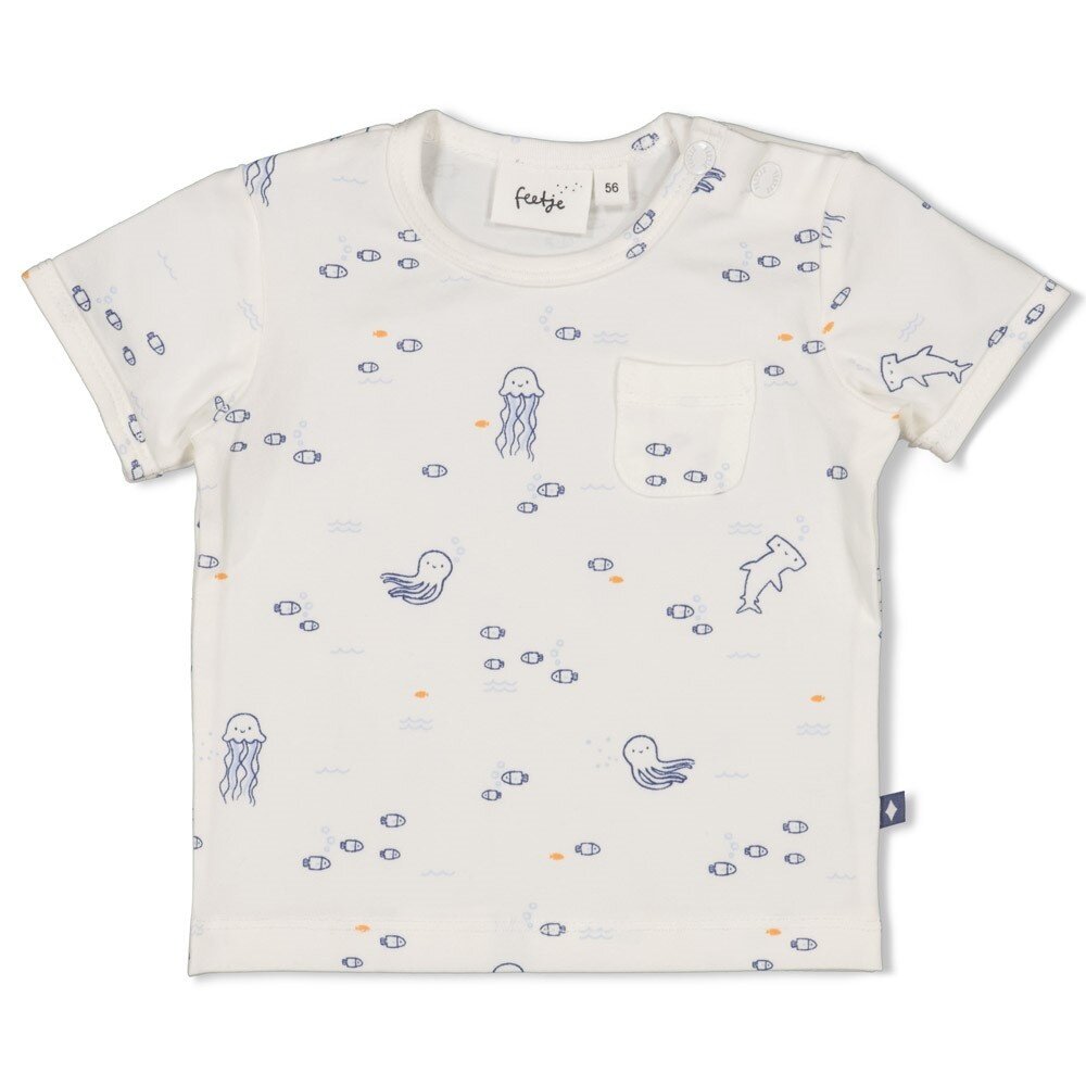 Feetje T-SHIRT AOP - BLUE OCEAN - 51700985