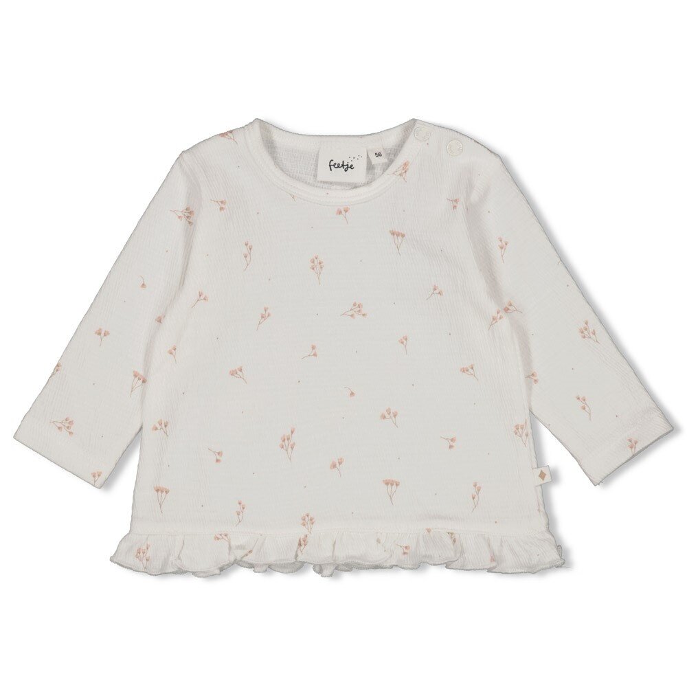 Feetje LONGSLEEVE RUCHES CRINKLE AOP - DELICATE FLOWER - 51602729