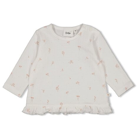 Feetje LONGSLEEVE RUCHES CRINKLE AOP - DELICATE FLOWER - 51602729