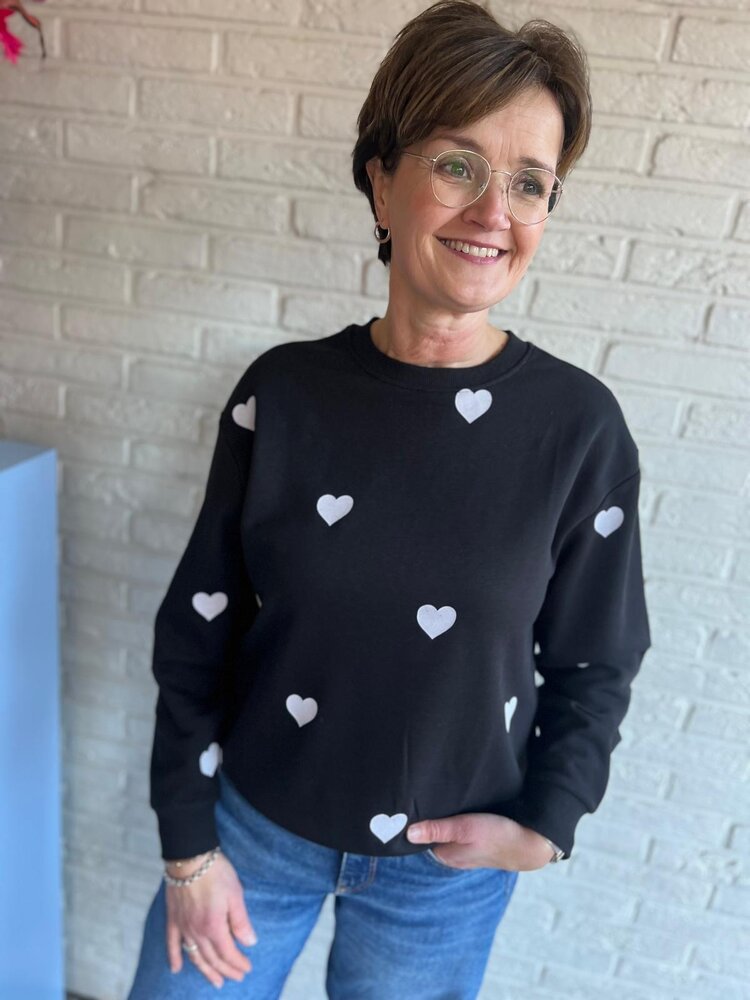 JDY JDYANNA LIFE L/S TEKST SWEAT JRS DIA