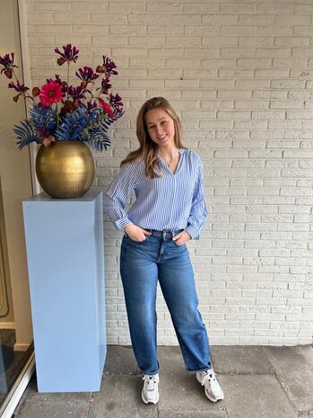 JDY JDYLAUREL LIFE L/S TOP WVN DIA