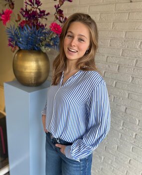 JDY JDYLAUREL LIFE L/S TOP WVN DIA