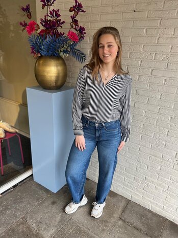 JDY JDYLAUREL LIFE L/S TOP WVN DIA