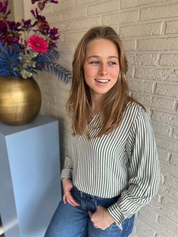 JDY JDYLAUREL LIFE L/S TOP WVN DIA