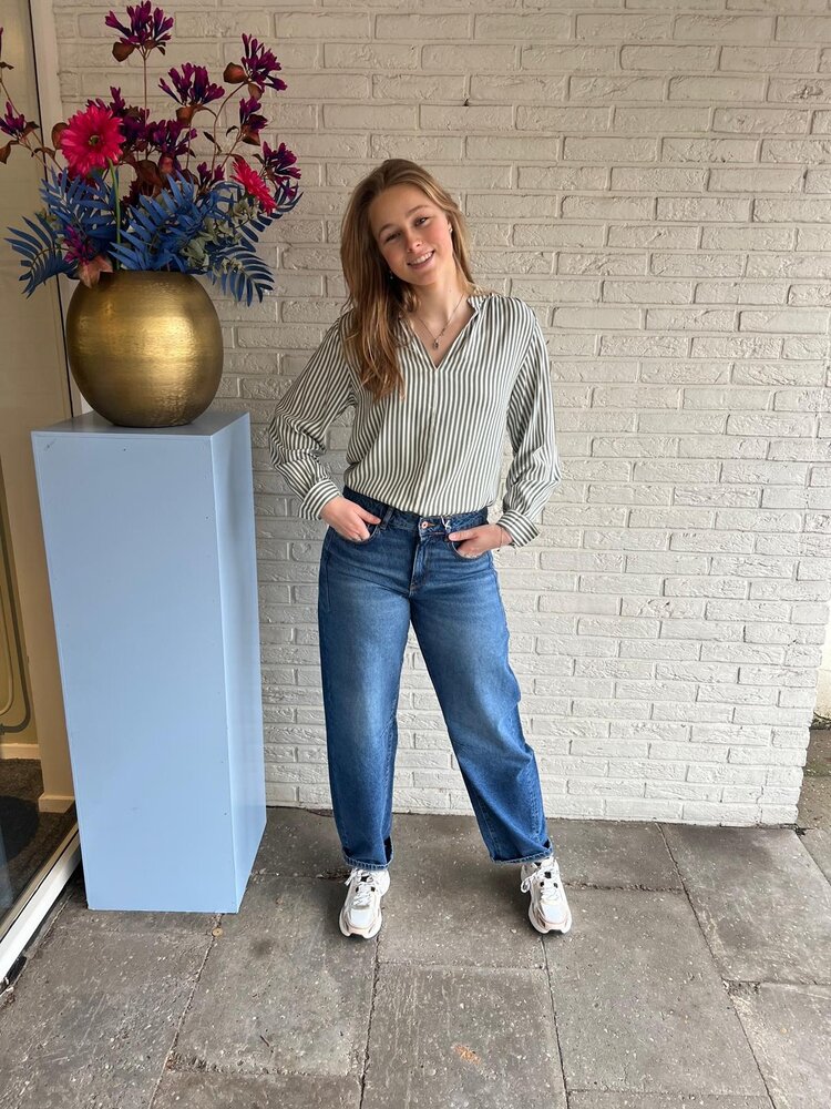 JDY JDYLAUREL LIFE L/S TOP WVN DIA