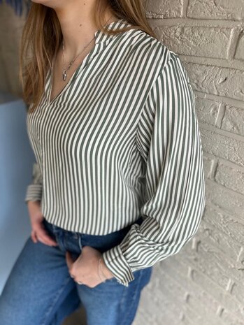 JDY JDYLAUREL LIFE L/S TOP WVN DIA