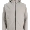 Jack en Jones JJEBASE SWEAT ZIP HOOD SN LIGHT GREY MELANGE