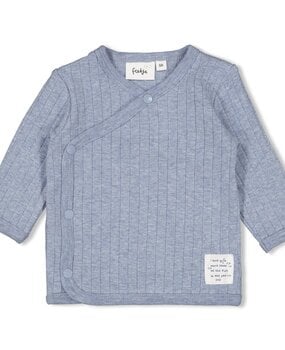 Feetje OVERSLAGSHIRT RIB - BLUE OCEAN - 51602720