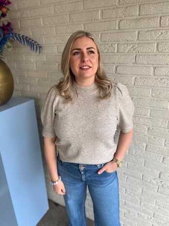 JDY JDYRUE LIFE 2/4 PEARL PULLOVER KNT NOOS