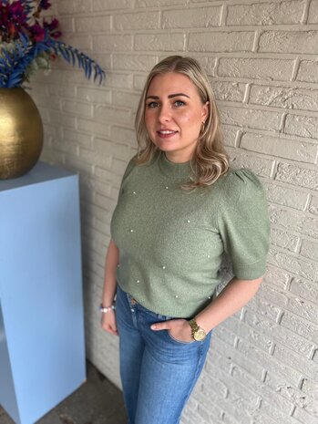 JDY JDYRUE LIFE 2/4 PEARL PULLOVER KNT NOOS