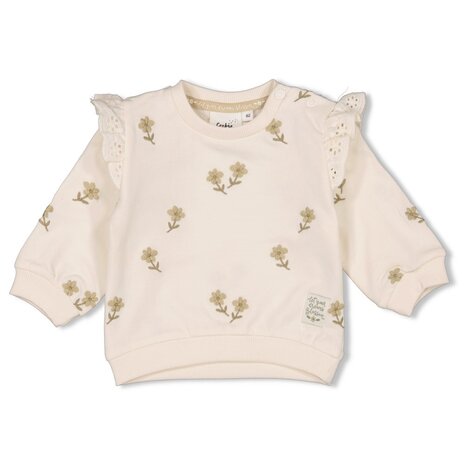 Feetje SWEATER AO EMBROIDERY RELAXED FIT  - LET YOUR DREAMS BLOSSOM - 51602703