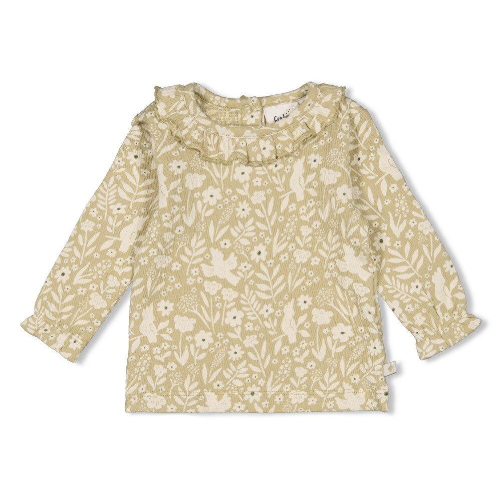 Feetje LONGSLEEVE CRINKLE RUCHES AOP - LET YOUR DREAMS BLOSSOM - 51602705