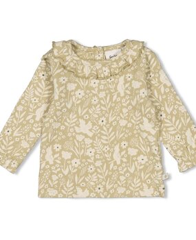 Feetje LONGSLEEVE CRINKLE RUCHES AOP - LET YOUR DREAMS BLOSSOM - 51602705