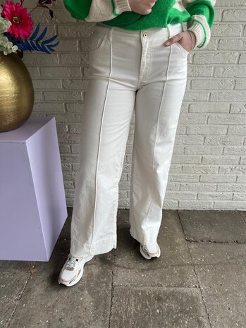 Cup Of Joe Denim JEANS LAYLA OFF WHITE