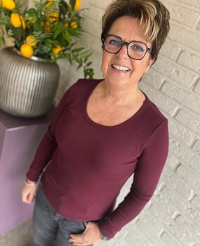 Cup Of Joe Denim SHIRT DORA BURGUNDY