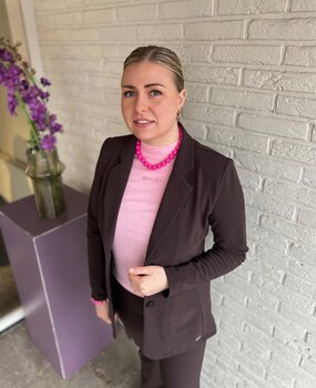 Mi Piace BLAZER TRAVELSTOF BONDED 202634 ESPRESSO