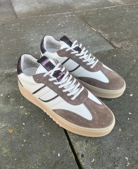 Poelman SNEAKER ANEMONE MOKA/VANILLA