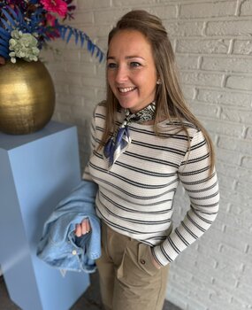 SisterSpoint TOP VEDA LS STRIPE