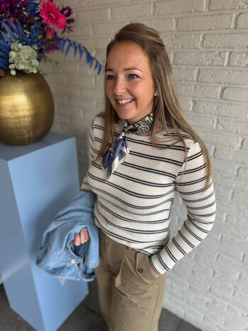 SisterSpoint TOP VEDA LS STRIPE