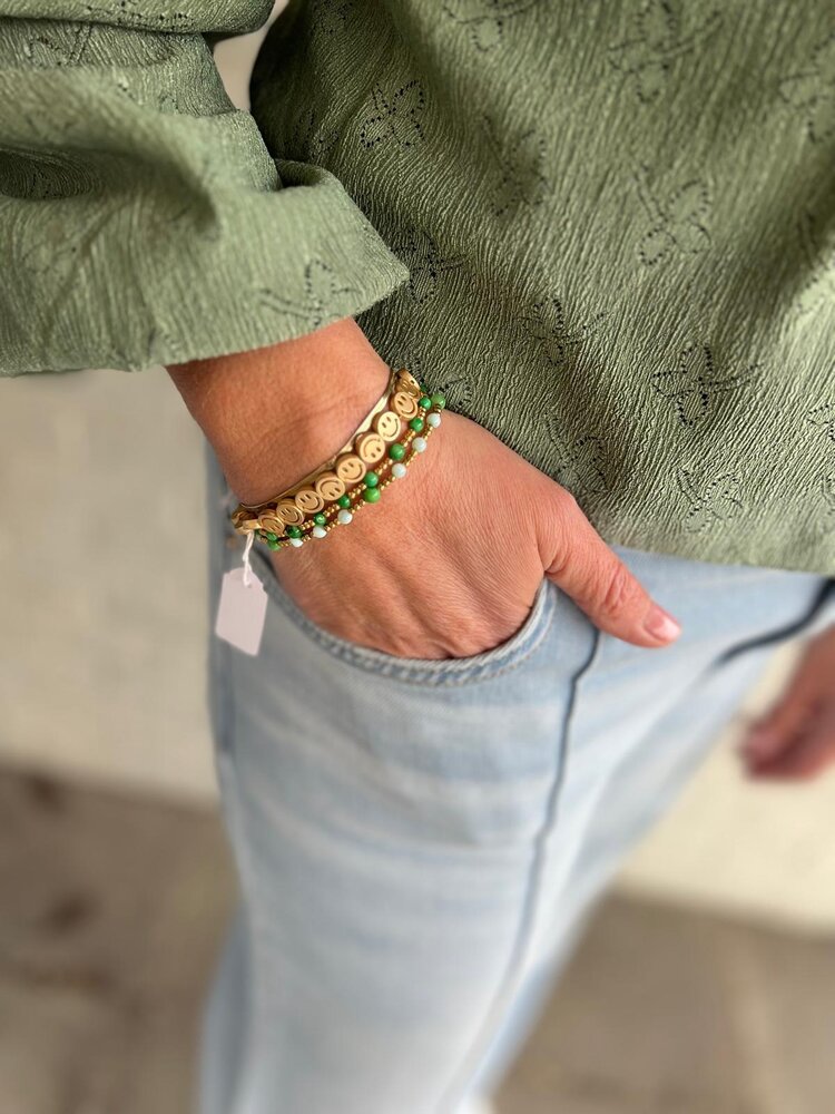 JDY JDYLOLLIE LIFE L/S FRILL TOP JRS