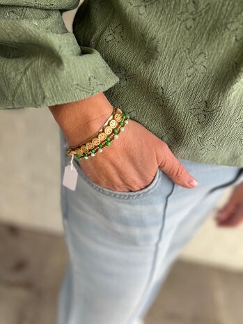 JDY JDYLOLLIE LIFE L/S FRILL TOP JRS