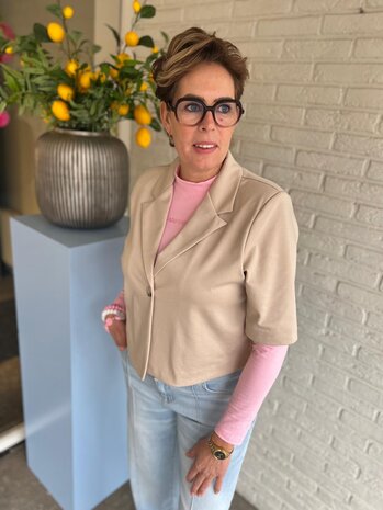 ICHI IHKATE SUS CROPPED BL DOESKIN