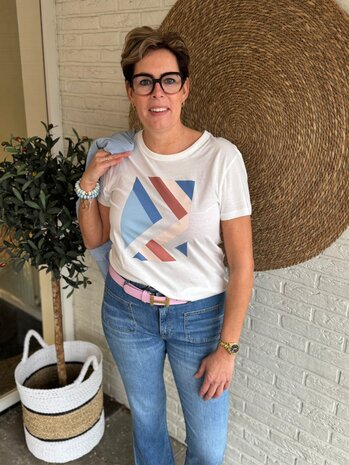 JDY JDYMICHIGAN LIFE S/S PRINT TOP JRS