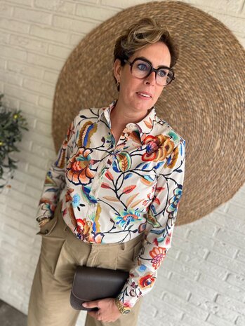 Mi Piace BOUSE TRAVELSTOF 60840 MULTICOLOR BLOOM PRINT