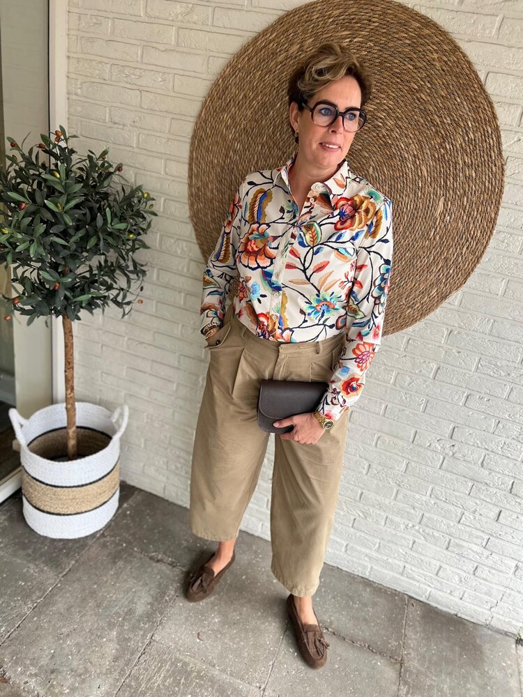 Mi Piace BOUSE TRAVELSTOF 60840 MULTICOLOR BLOOM PRINT