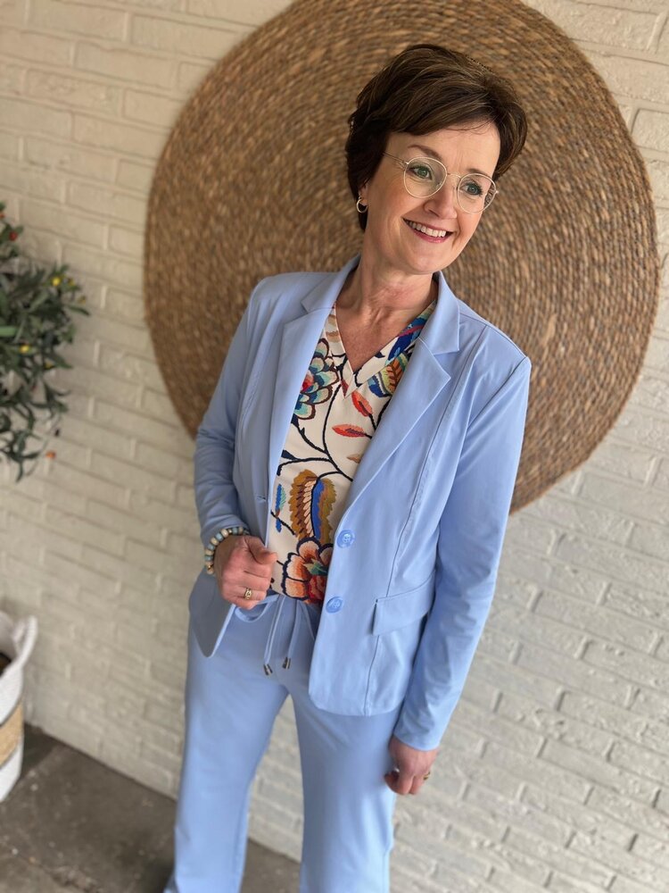 Mi Piace BLAZER TRAVELSTOF 202015 LAVENDER BLUE