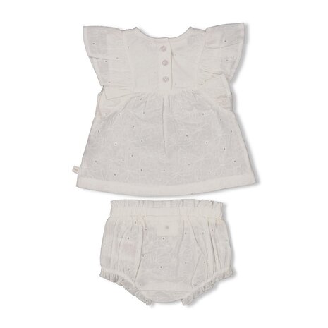 Feetje TOP + BLOOMER BRODERIE SUMMER WOVEN - 52700044 - WHITE