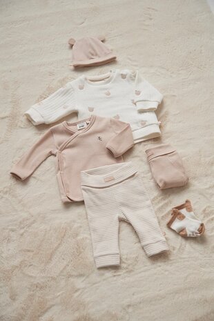Feetje BROEK RIB MET STREEP - HONEY BEAR - 52202465