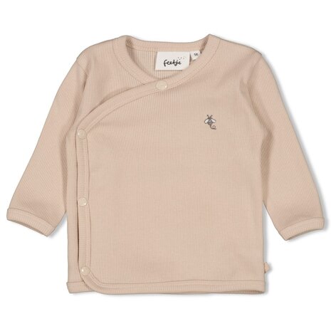 Feetje OVERSLAGSHIRT RIB - HONEY BEAR - 51602684
