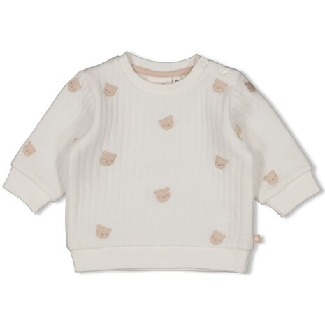 Feetje SWEATER AOP EMBROIDERY - HONEY BEAR - 51602686