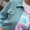 Ydence JACKET JINTE TURQUOISE MELANGE