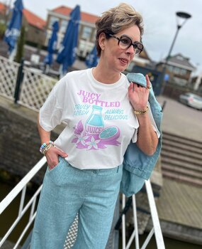 Ydence T-SHIRT JUICY BOTTLE VIOLET