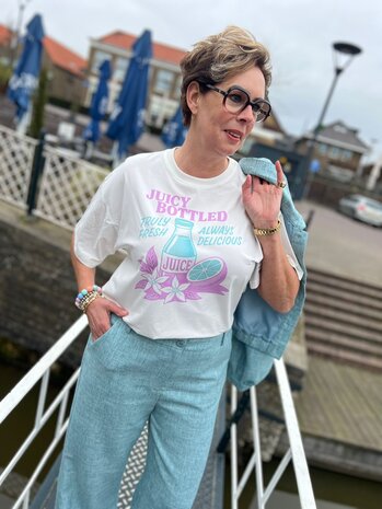 Ydence T-SHIRT JUICY BOTTLE VIOLET