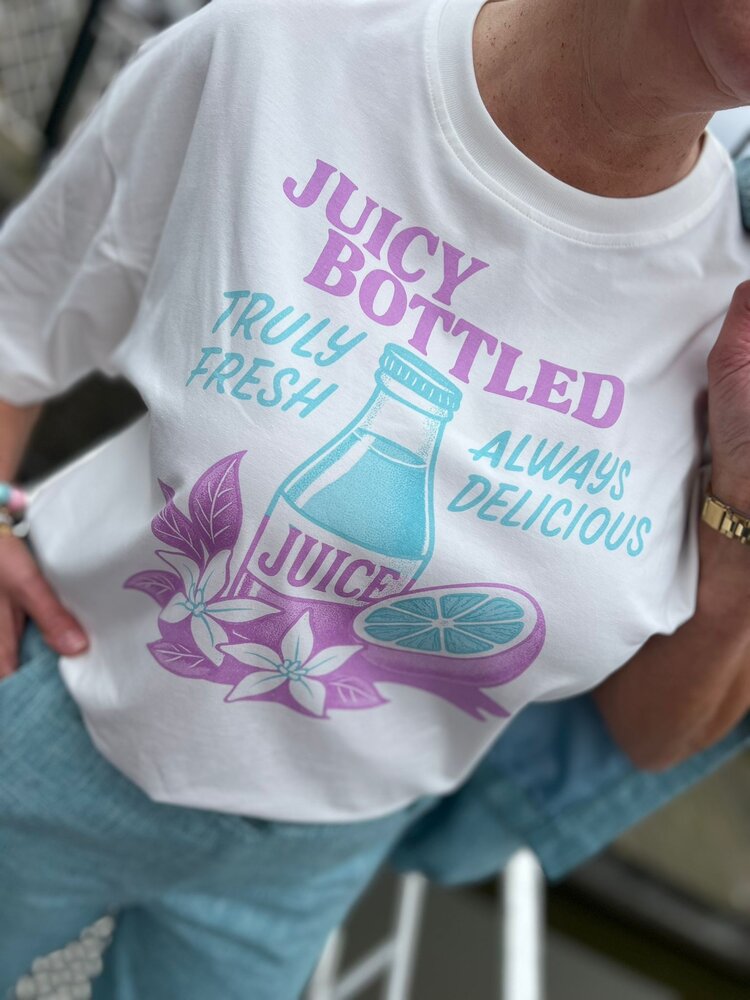 Ydence T-SHIRT JUICY BOTTLE VIOLET