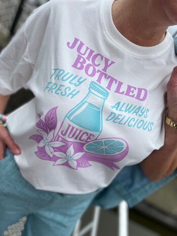 Ydence T-SHIRT JUICY BOTTLE VIOLET