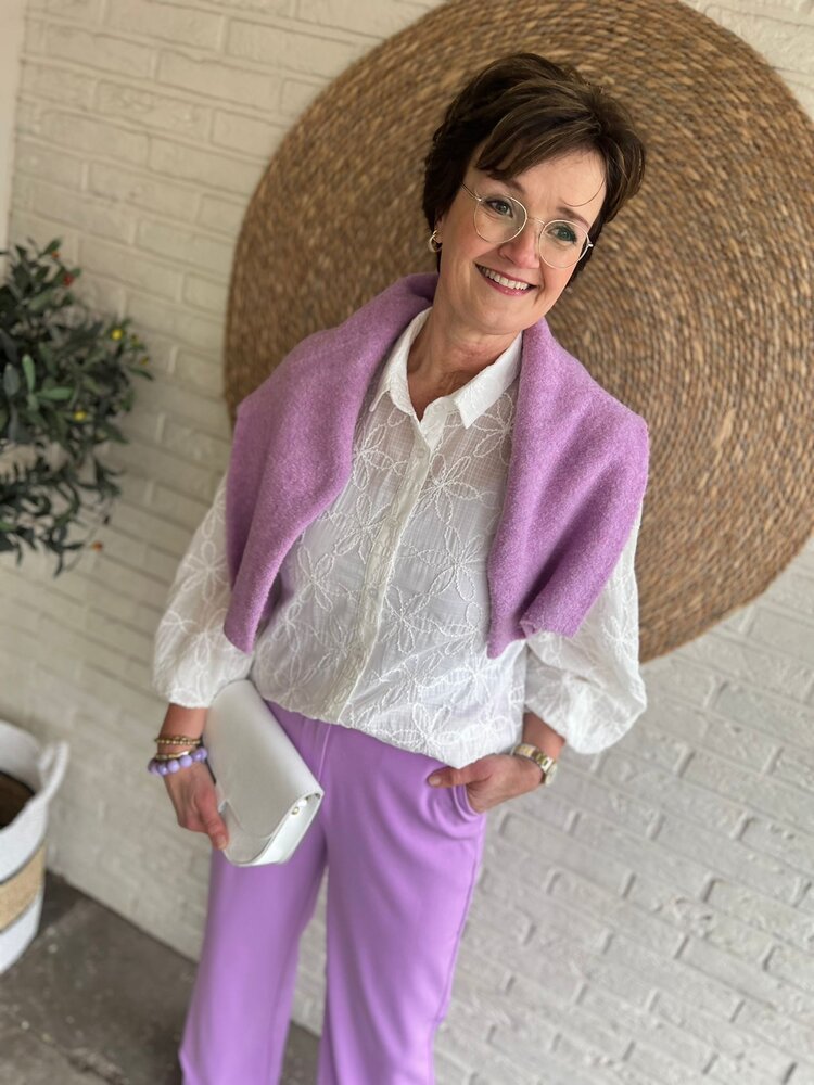 Ydence BLOUSE ISAMAE OFF-WHITE