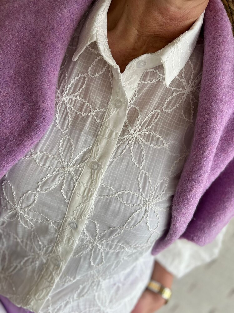 Ydence BLOUSE ISAMAE OFF-WHITE