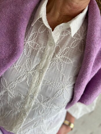 Ydence BLOUSE ISAMAE OFF-WHITE