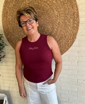 Ydence TOP TRES JOLIE BURGUNDY